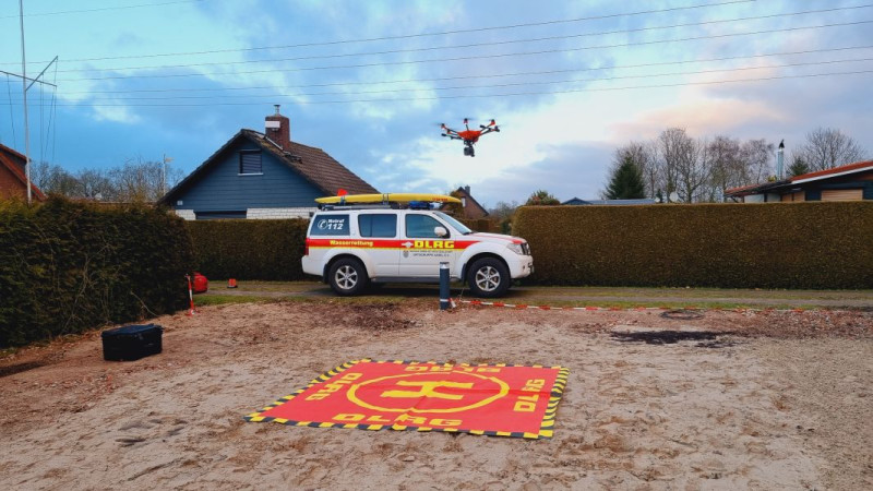 Rettungsdrohne mit Wärmebildkamera